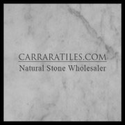 Carrara Marble Italian White Bianco Carrera 18x18 Marble Tile Polished