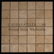 Crema Marfil Marble 2x2 Mosaic Tile Polished