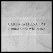 Carrara Marble Italian White Bianco Carrera 4x4 Marble Tile Honed