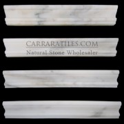 Calacatta Gold Italian Marble Crown Molding Honed