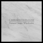 Carrara Marble Italian White Bianco Carrera 18x18 Marble Tile Honed