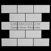 Bianco Dolomiti Marble Italian White Dolomite 3x6 Marble Subway Tile Polished