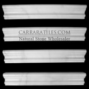 Bianco Dolomiti Marble Italian White Dolomite Crown Molding Polished